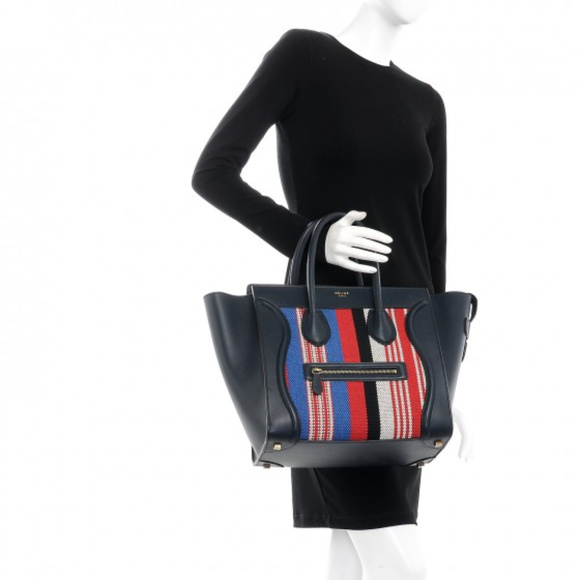 New 100% Authentic CELINE Mini Luggage Calfskin - Picture 3 of 4